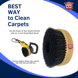 DETAIL DIRECT Carpet Cleaning Brush for High Speed Polisher - Detail Direct