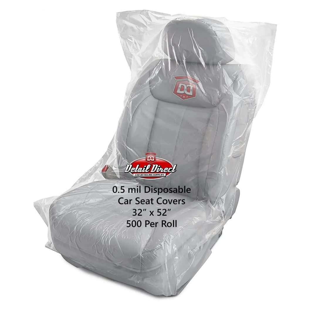 DETAIL DIRECT Disposable Car Seat Covers (500 Roll) - Detail Direct