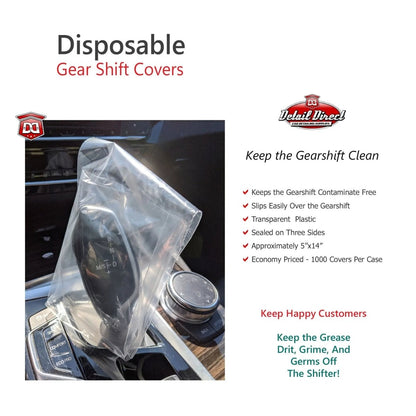 DETAIL DIRECT Disposable Gear Shift Covers (1000) - Detail Direct