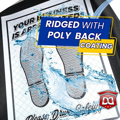 DETAIL DIRECT Disposable Paper Floor Mats Ridged and Poly-Coated (500 Pack) - Detail Direct