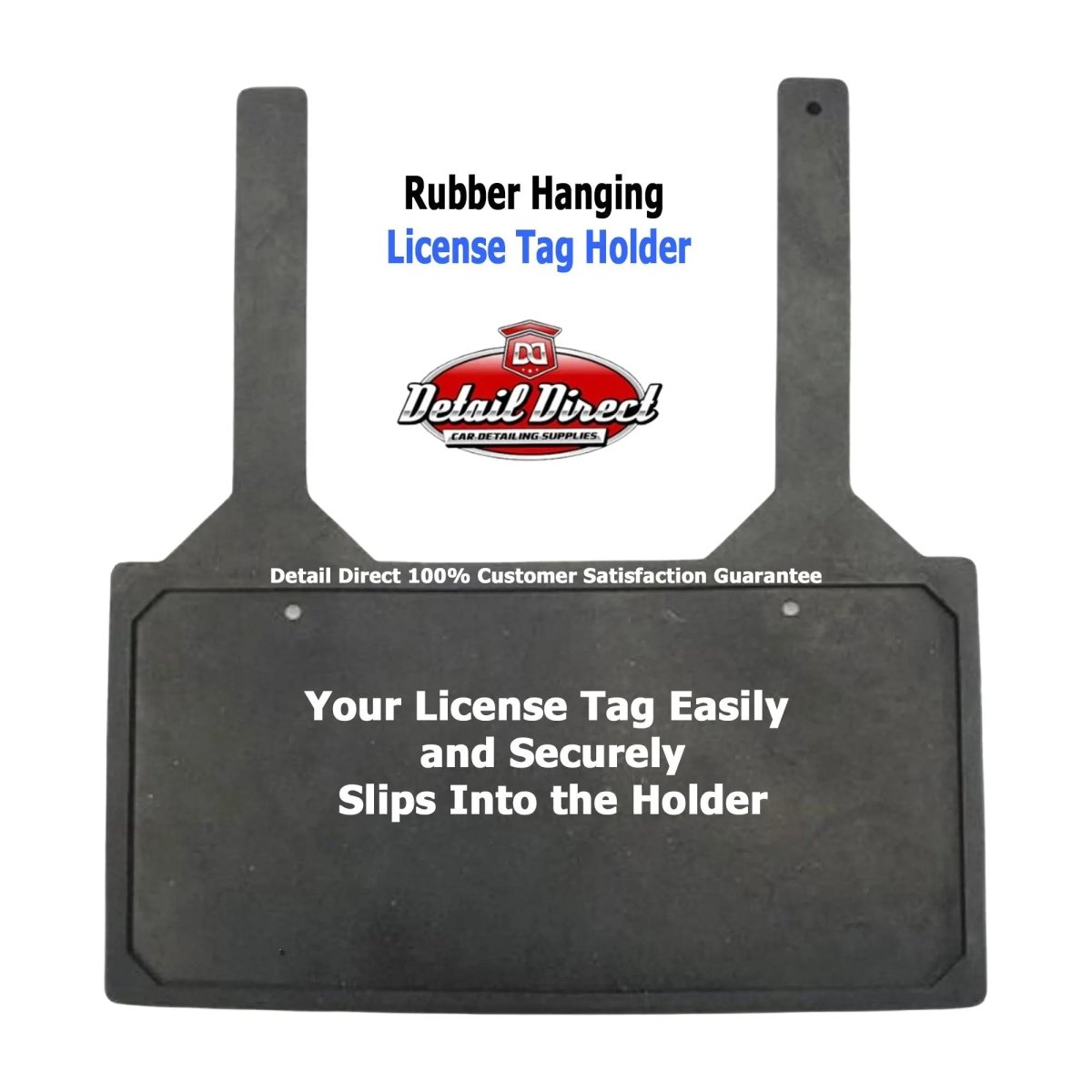 DETAIL DIRECT License Plate Rubber Holder - Detail Direct