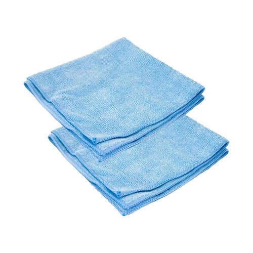 DETAIL DIRECT Microfiber Towels 11.5 x 11.5 Light Blue (2-Pack) - Detail Direct
