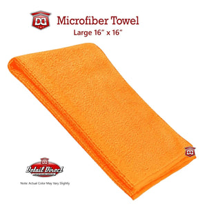 DETAIL DIRECT Microfiber Towels 16 x 16 (Choose Color) - Detail Direct