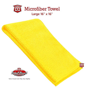 DETAIL DIRECT Microfiber Towels 16 x 16 (Choose Color) - Detail Direct