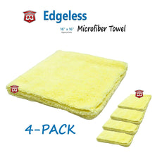 Load image into Gallery viewer, DETAIL DIRECT Microfiber Towels Edgeless 16 x 16 Yellow (4 Pack) - Detail Direct