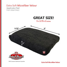 Load image into Gallery viewer, DETAIL DIRECT Microfiber Velour Wax Applicator Pad 5 x 3.75 - Detail Direct