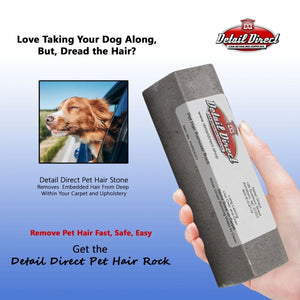 DETAIL DIRECT Pet Hair Remover Rock - Detail Direct