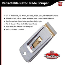 Load image into Gallery viewer, DETAIL DIRECT Retractable Razor Blade Scraper - Detail Direct
