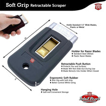 Load image into Gallery viewer, DETAIL DIRECT Soft Grip Razor Blade Scraper - Detail Direct