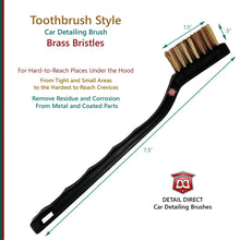 Load image into Gallery viewer, DETAIL DIRECT Toothbrush Style Detail Brush Brass Bristles - Detail Direct