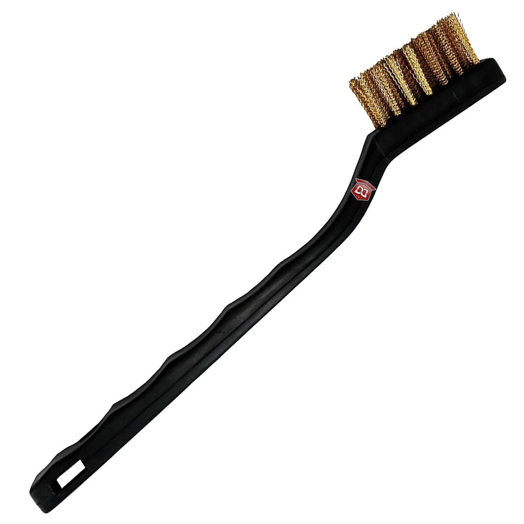 DETAIL DIRECT Toothbrush Style Detail Brush Brass Bristles - Detail Direct