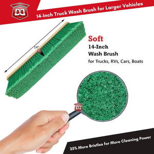 DETAIL DIRECT Truck Wash Brush 14-Inch with Soft Bristles - Detail Direct