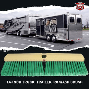 DETAIL DIRECT Truck Wash Brush 14-Inch with Soft Bristles - Detail Direct