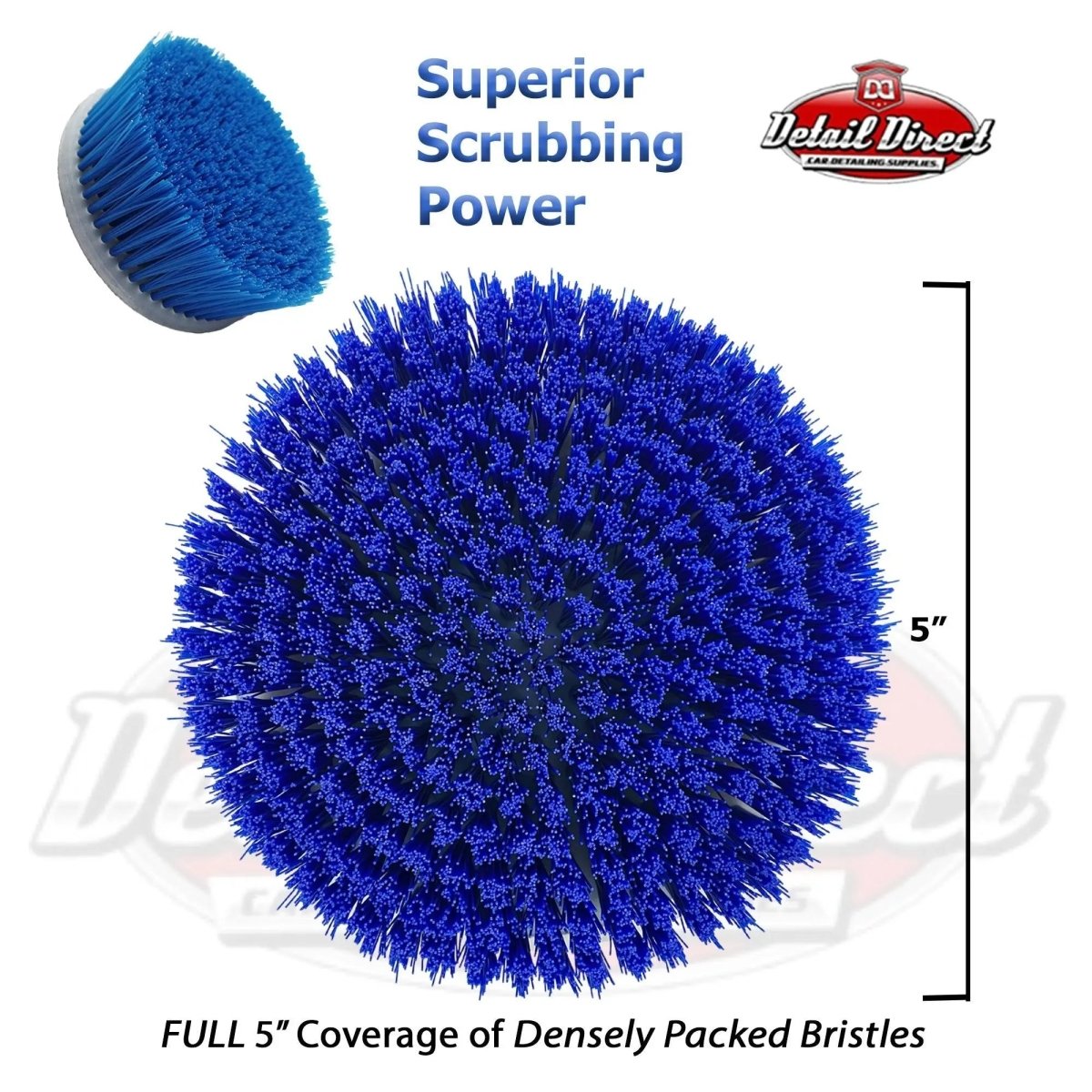 DETAIL DIRECT Upholstery Cleaning Brush for Dual Action Polisher - Detail Direct