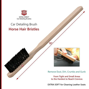 DETAIL DIRECT Wood Handle Horsehair Detail Brush - Detail Direct