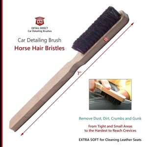 DETAIL DIRECT Wood Handle Horsehair Detail Brush - Detail Direct