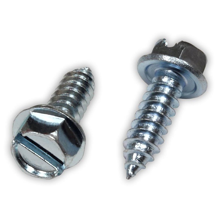 Hex Head License Plate Screws #14 x 3/4" (Box of 100) - Detail Direct