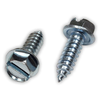 Hex Head License Plate Screws #14 x 3/4" (Box of 100) - Detail Direct