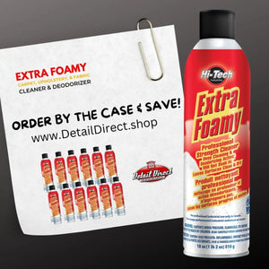 Hi-Tech Extra Foamy Carpet & Upholstery Cleaner - Detail Direct