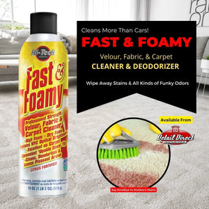 Hi-Tech Fast & Foamy Carpet and Upholstery Cleaner - Detail Direct