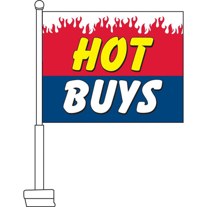 Hot Buys Car Flag - Detail Direct