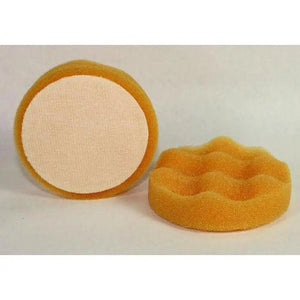 Medium Cut Orange Velcro Waffle Foam - 4" (2/Pk) - Detail Direct