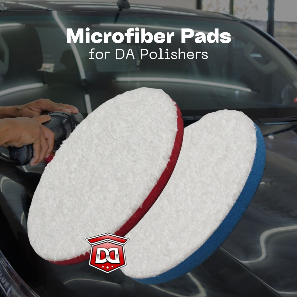 Microfiber Buffing and Polishing Pads for DA Polishers - Detail Direct