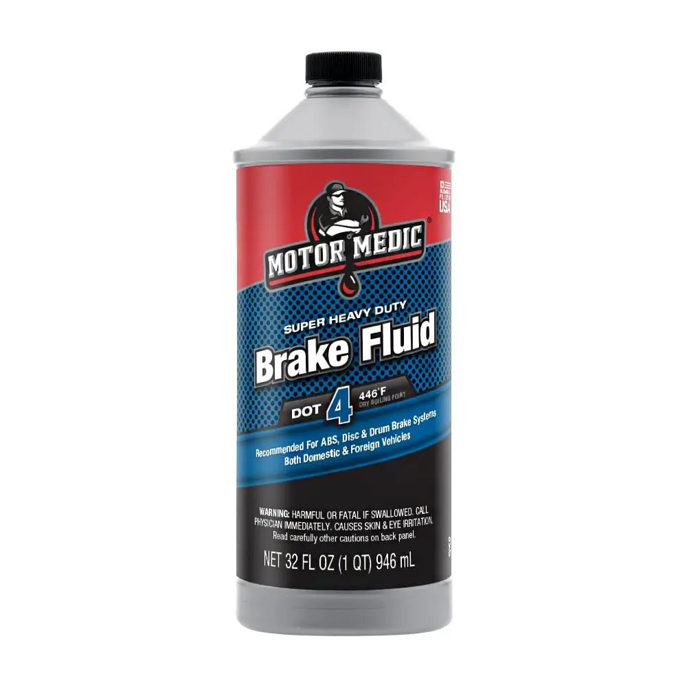 Motor Medic DOT 4 Brake Fluid Super HD 32 oz - Detail Direct