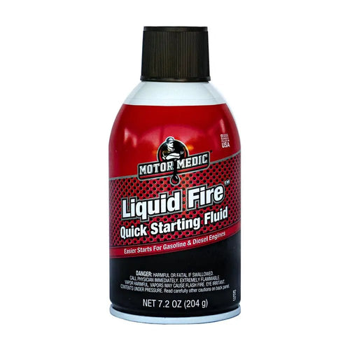 Motor Medic Liquid Fire Quick Starting Fluid 7.2 oz - Detail Direct