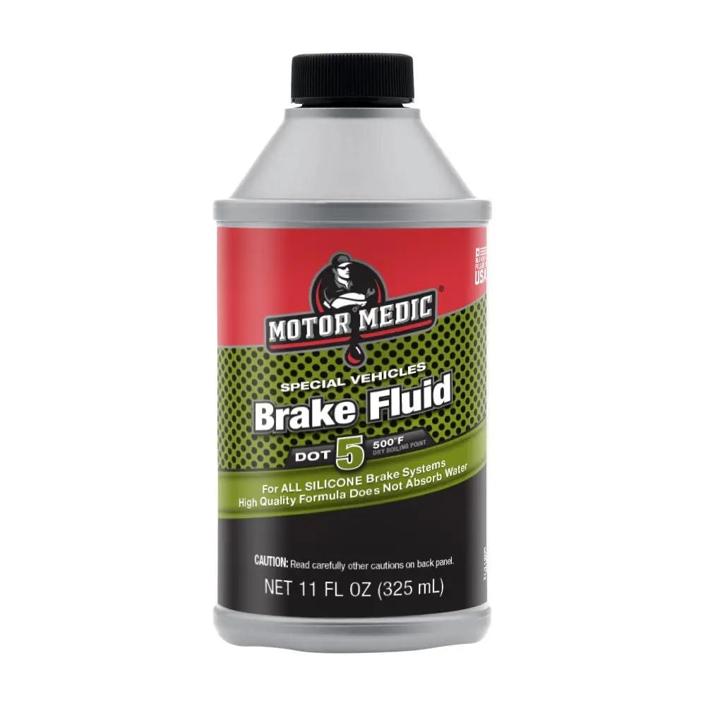 Motor Medic Specialty Silicone Brake Fluid Dot 5, 11 Ounces - Detail Direct