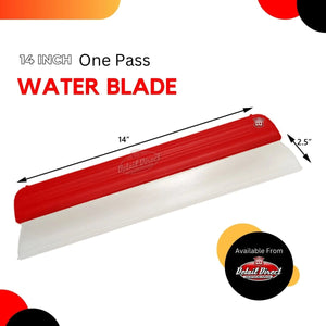 One Pass Water Blade Car Drying Squeegee (Choose Size) - Detail Direct