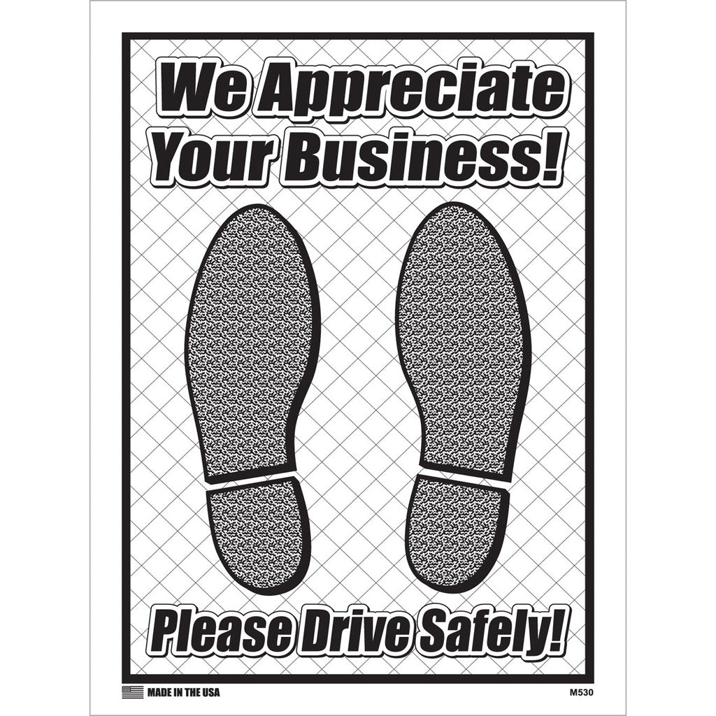 Poly Back Ridged Disposable Automotive Paper Floor Mats - 82# Stock (Package of 500) - Detail Direct