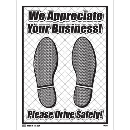 Poly Back Ridged Disposable Automotive Paper Floor Mats - 82# Stock (Package of 500) - Detail Direct