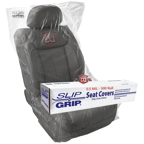 Slip-N-Grip Disposable Car Seat Covers (.5 Mil or .7 Mil) - Detail Direct