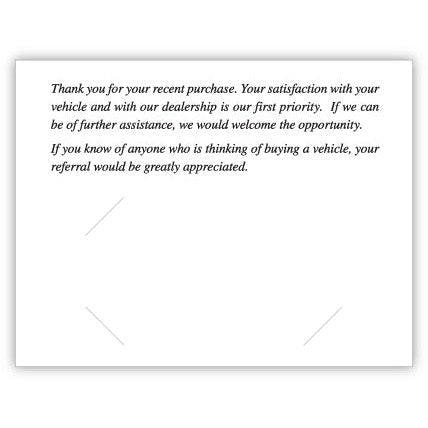 Thank You (Referral) Greeting Cards - Detail Direct