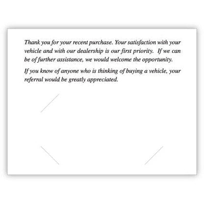 Thank You (Referral) Greeting Cards - Detail Direct
