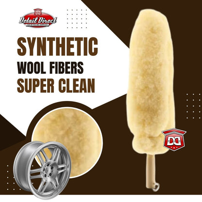 VALUE LINE Wheel Brush Synthetic Wool 17 Inch - Detail Direct