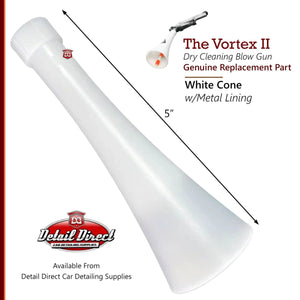 Vortex Air Cleaning Gun Metal Lined Cone for Car Detailing - Detail Direct